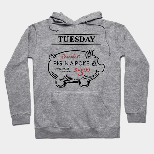 Pig 'n a Poke Hoodie by GeekMind